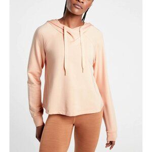 Athleta Buttery Beige Boardwalk High Hip Hoodie Size Medium 47911